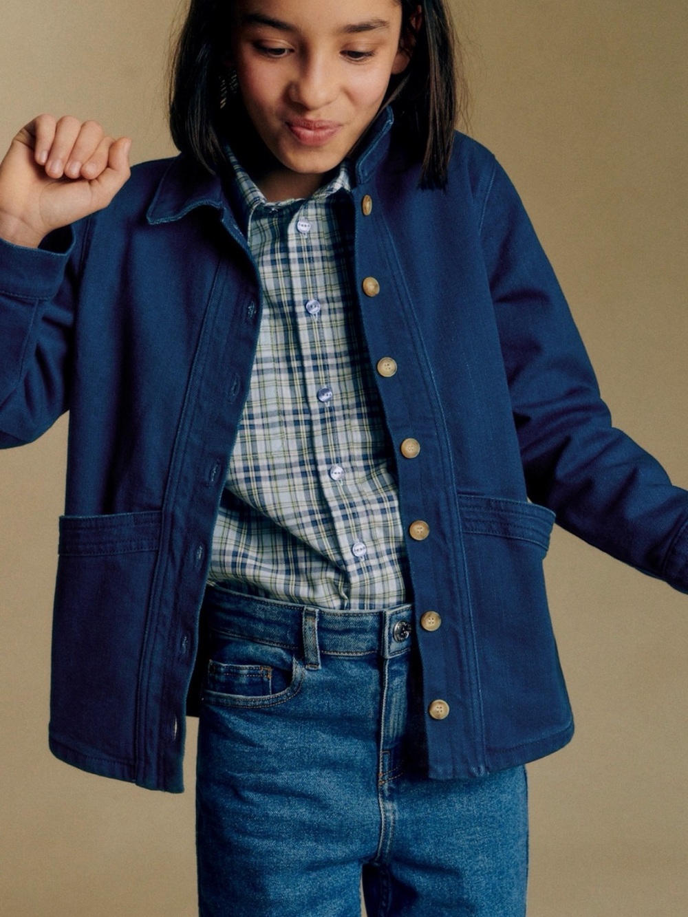 Petit Sezane Will Jacket in Indigo - Size 6Y (kids)